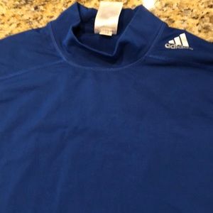 Athletic mock turtleneck